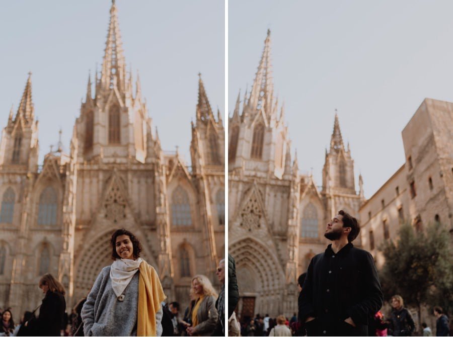 wedding photographer portugal Barcelona Cathedral