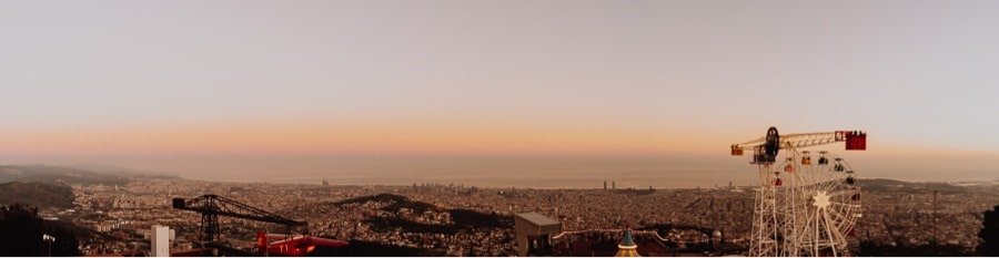 wedding photographer portugal Tibidabo sunset
