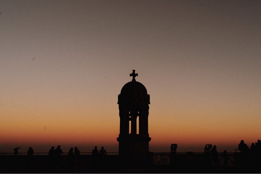 wedding photographer portugal Tibidabo sunset sunrise