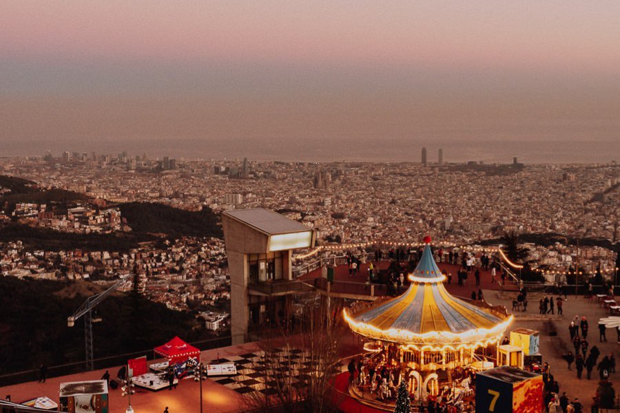 wedding photographer portugal Tibidabo sunset